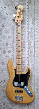 Fender Peterbuilt Jazz basgitaar naturel z.g.a.n.