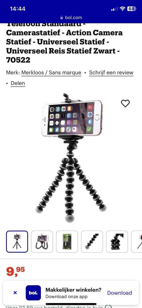 Flexibele Tripod Standaard