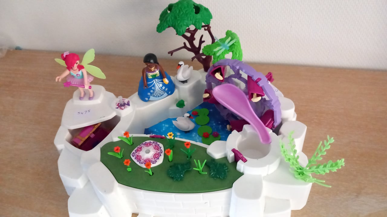 Playmobil groeiende plantentuin met fee en prinses