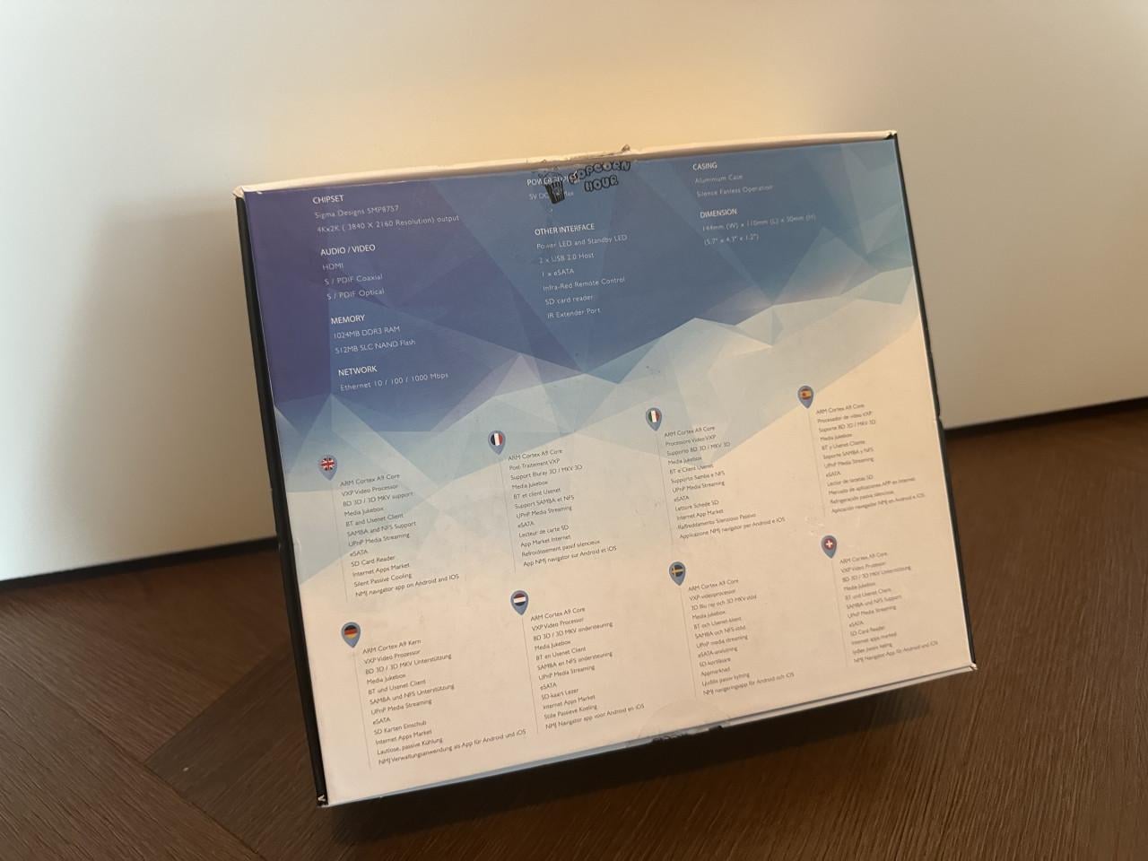 Popcorn Hour VTEN mediaspeler