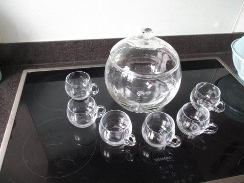 Bowlset met 6 glazen