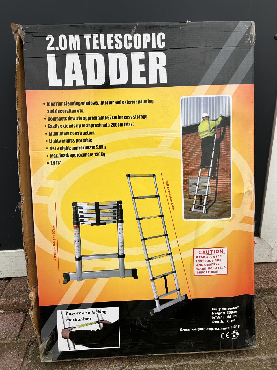 Telescoop ladder 2 meter