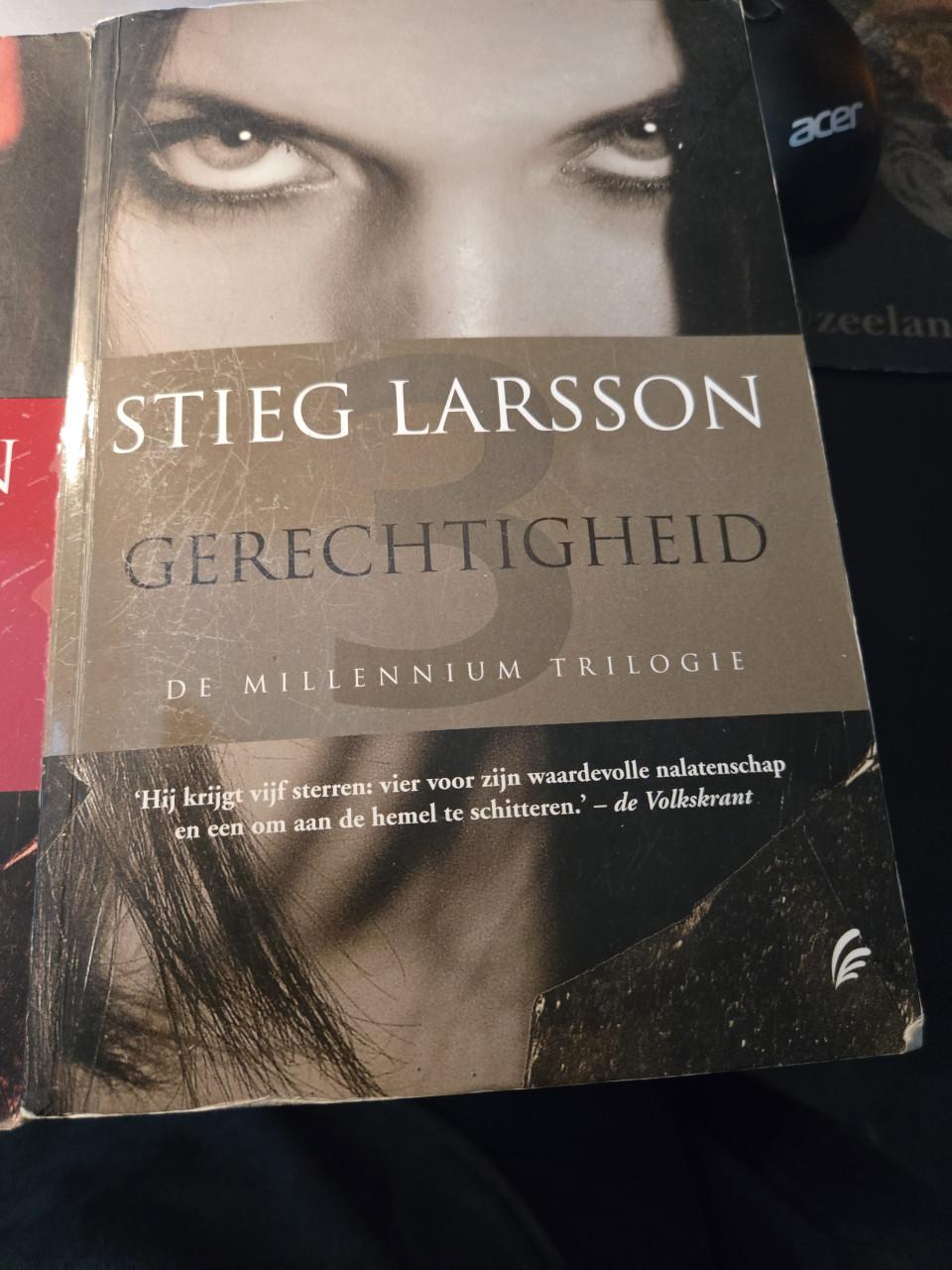 Millennium Trilogie van auteur Stieg Larsson.