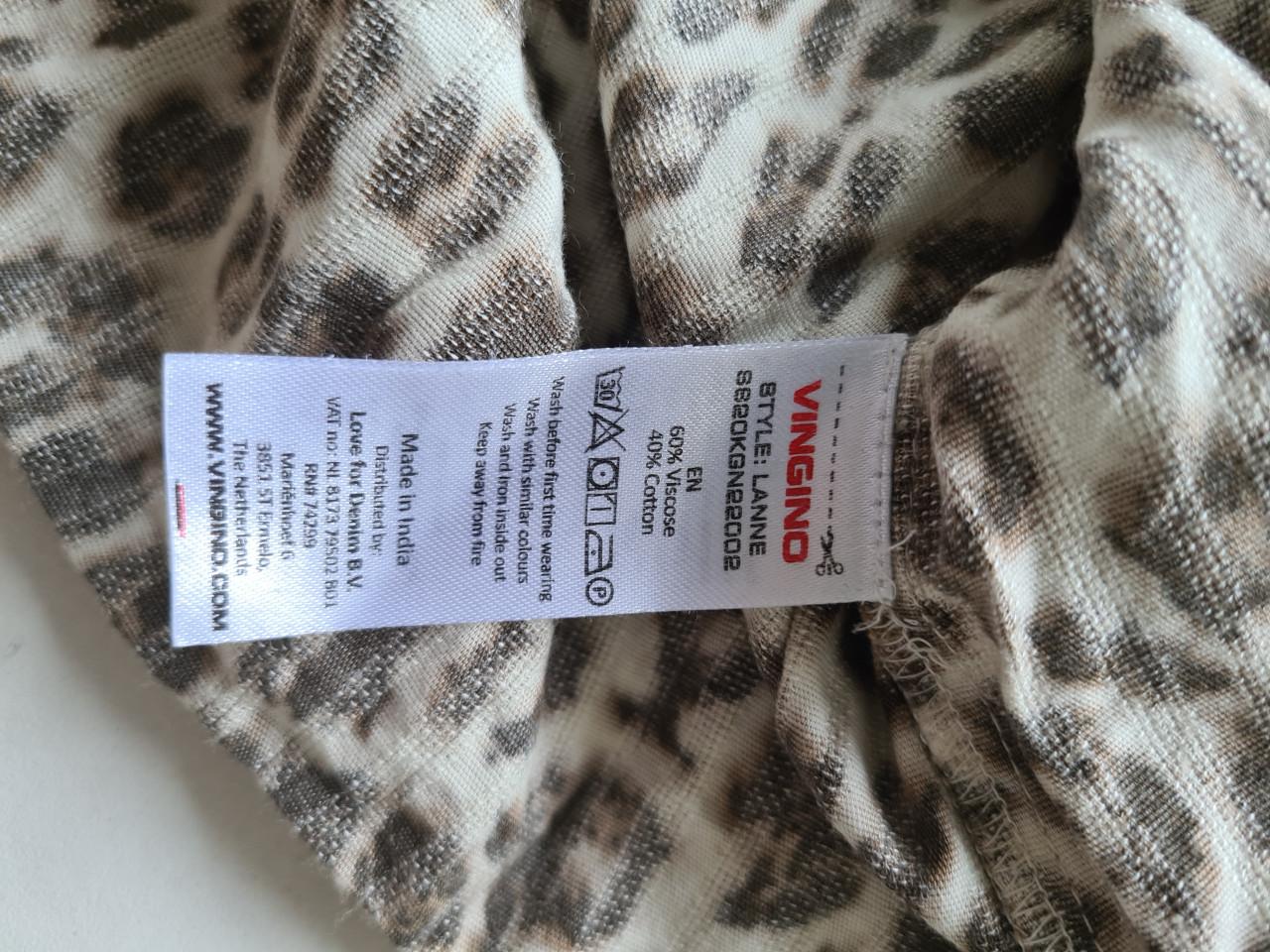 Vingino tijgerprint blouse Mt 12 (146-152)