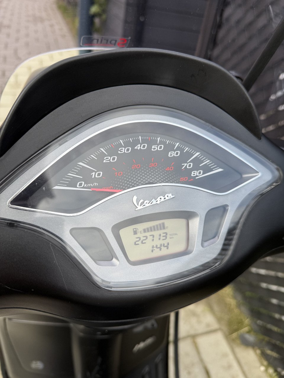 Vespa Sprint Notte 2019 iGet | snor | ±55 km/u | 22.713 km