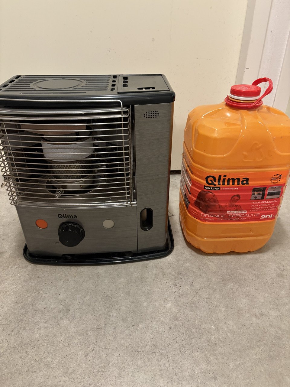 Qlima Wiekkachel met 7 liter petroleum