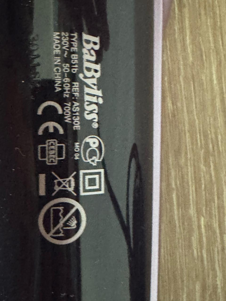 Babyliss AS130E roterende warmeluchtborstel - 700W