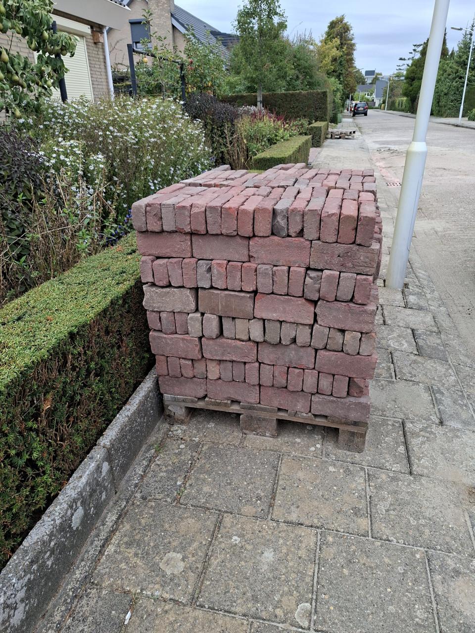 Gebakken klinkers 7 m2