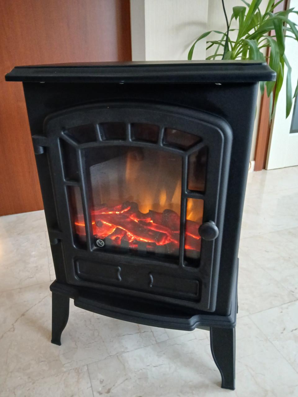 Elektrische sfeerhaard met verwarming