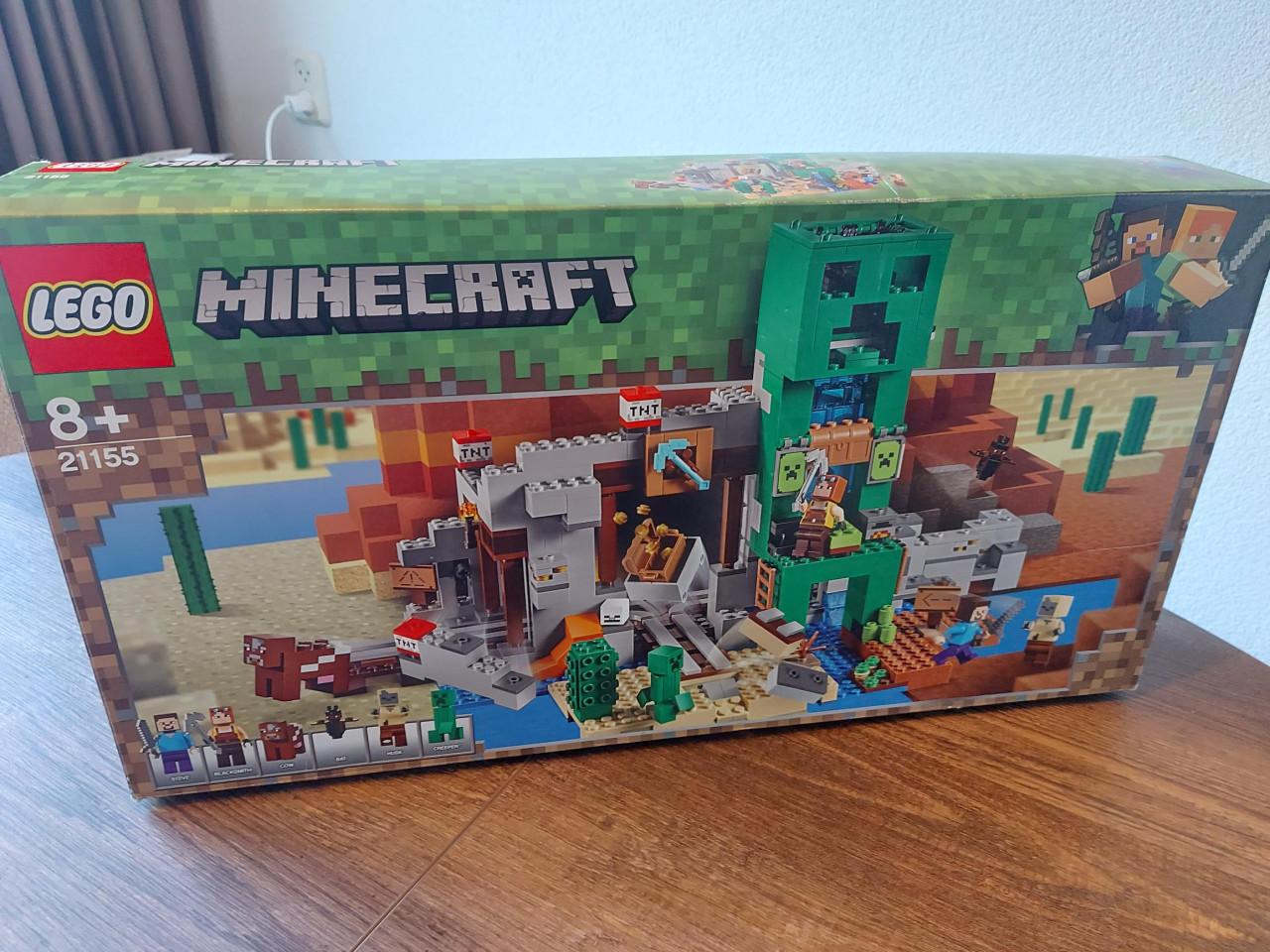 Lego 21155 The Creeper Mine compleet (gecheckt) in doos met boekje