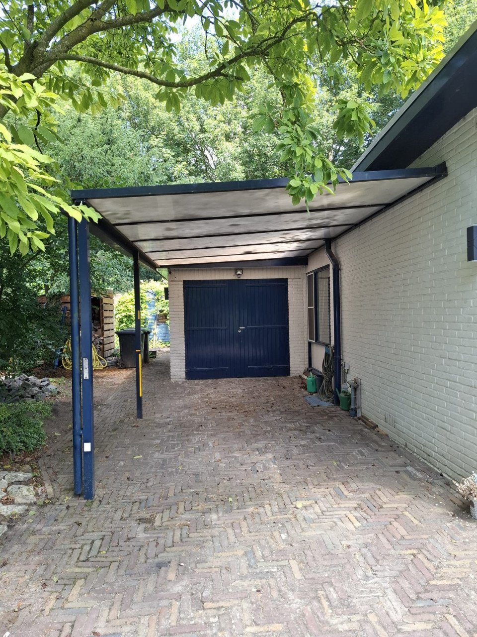 Stevige aluminium carport, direct mee te nemen