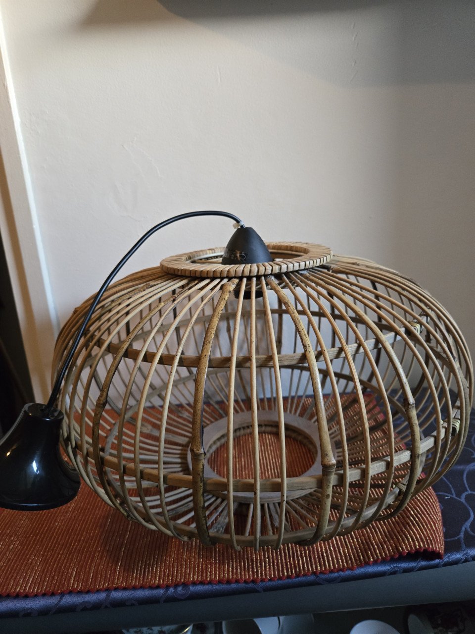 Mooie hanglamp – Boreas Naturel Afmetingen: ca. Ø50 cm, hoogte 30 cm