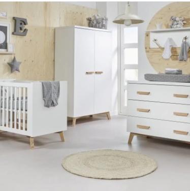 TFW Commode + ledikant wit, in nette staat/gedemonteerd