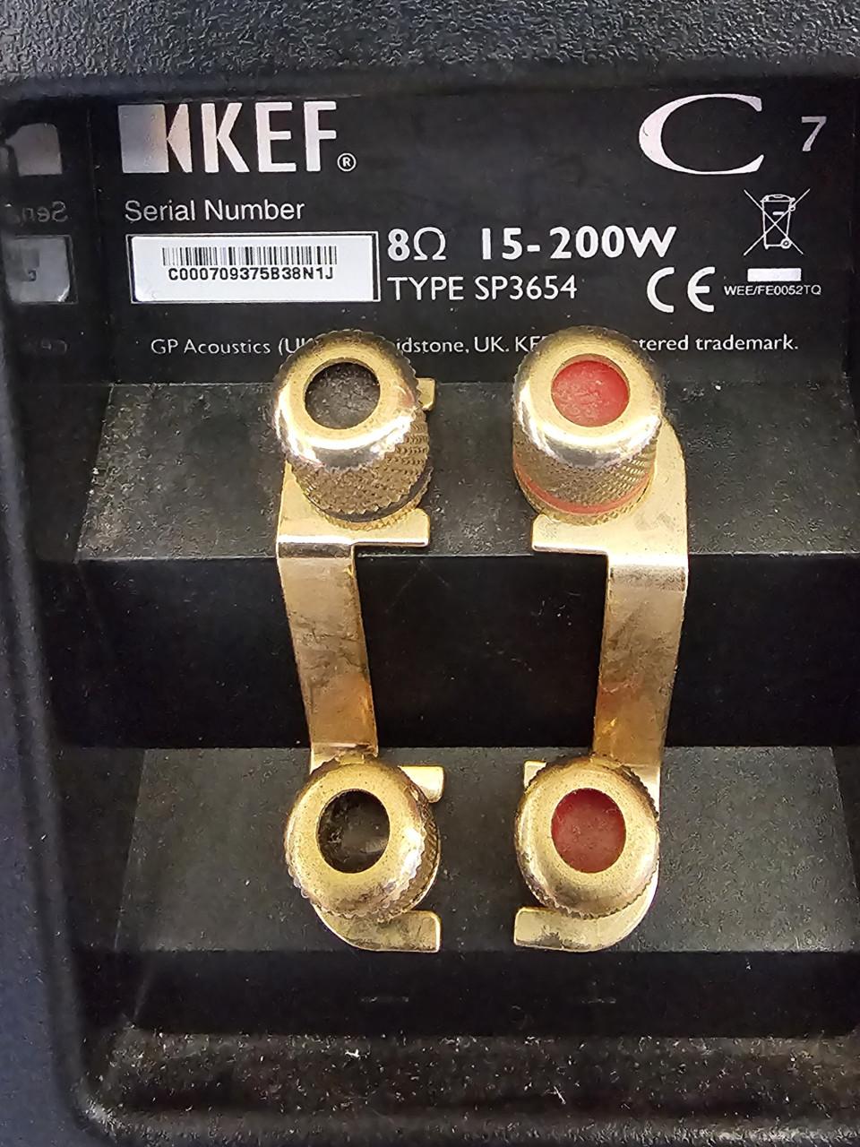 Luidsprekers KEF C7 zwart