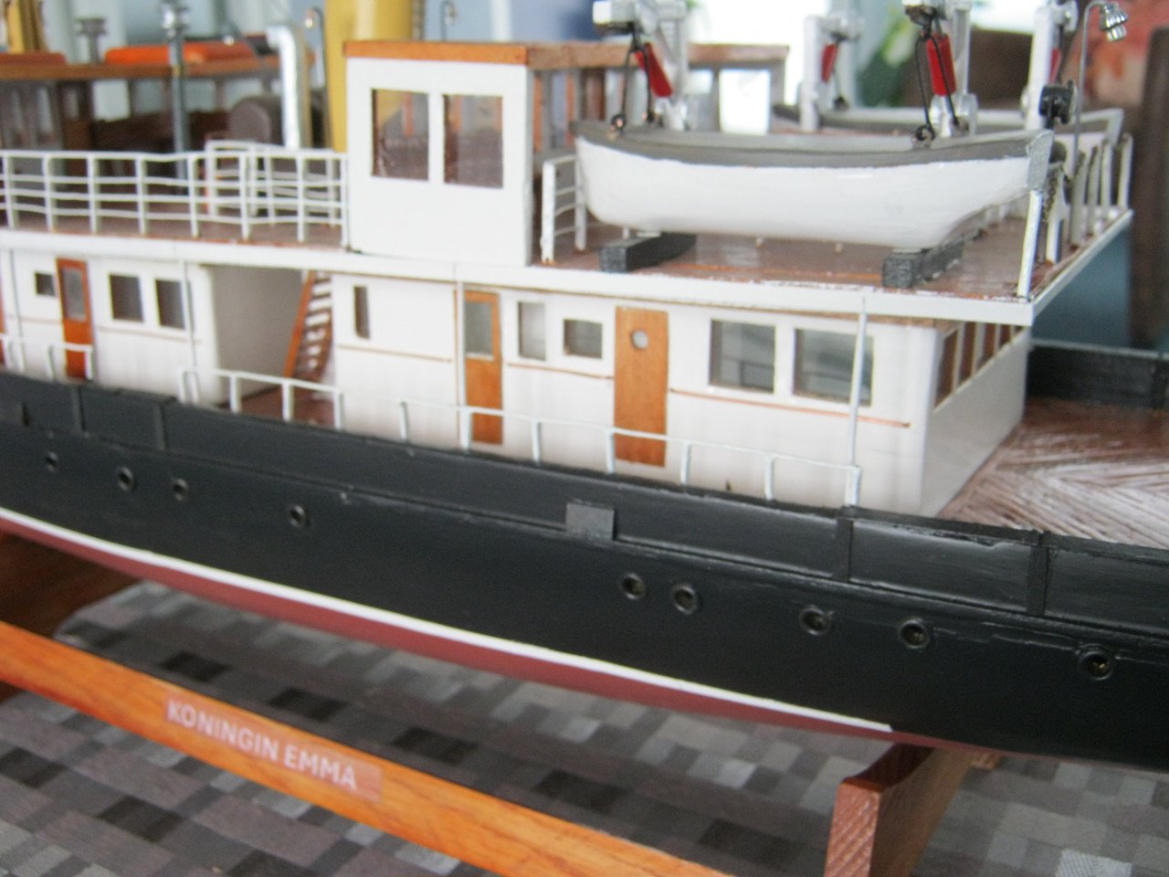 Scheepsmodel KONINGIN EMMA.