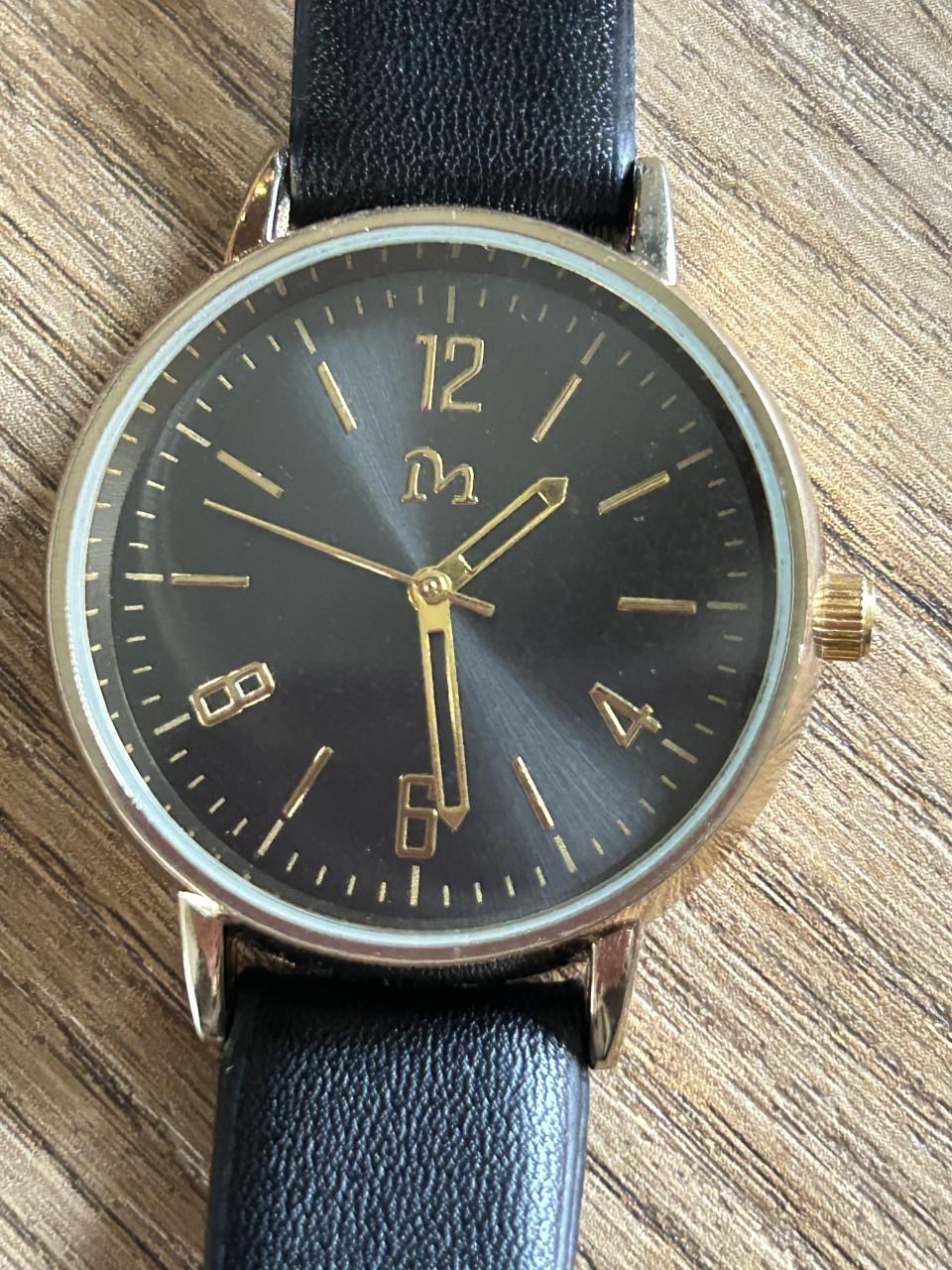 Dameshorloge Zwart/Goudkleurig