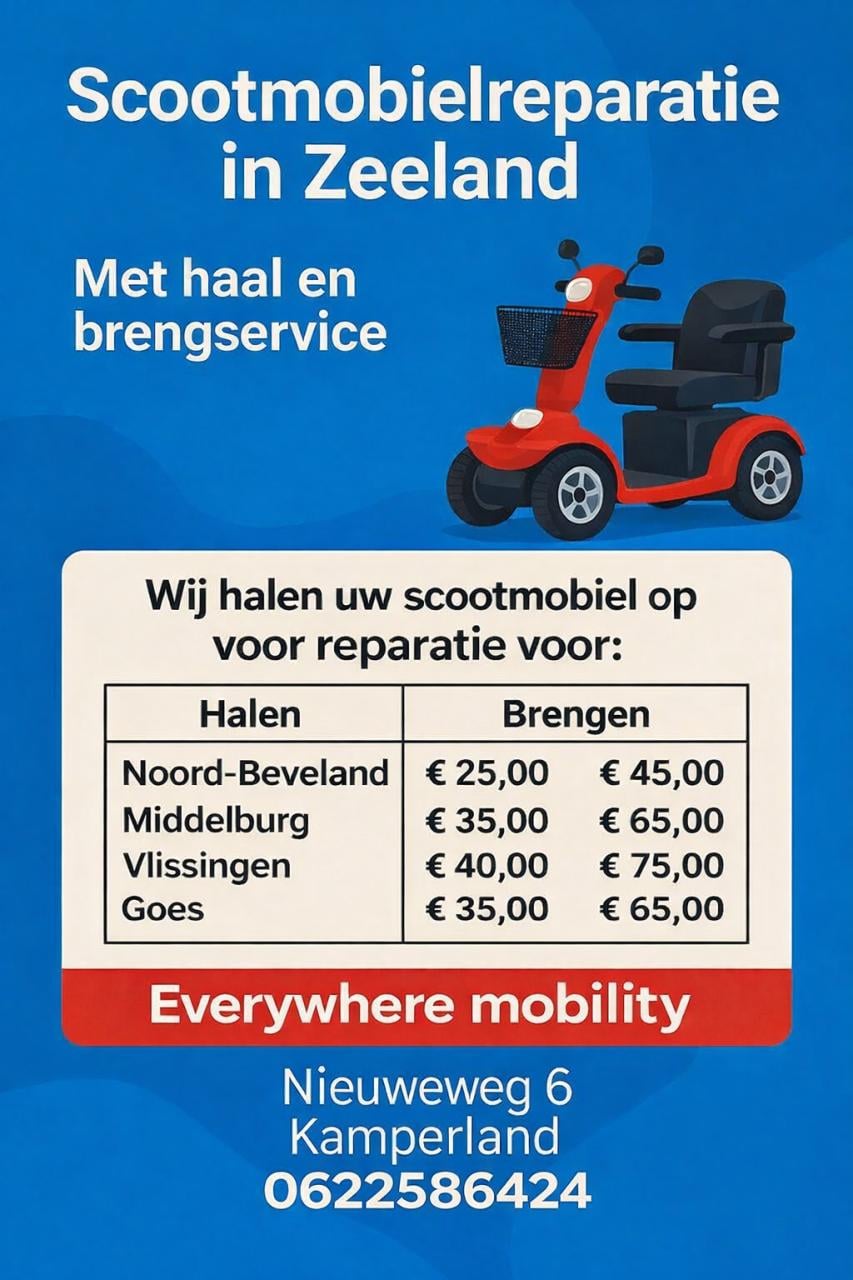 Everywhere Mobility reparatie: Uw scooter verdient de beste zorg!