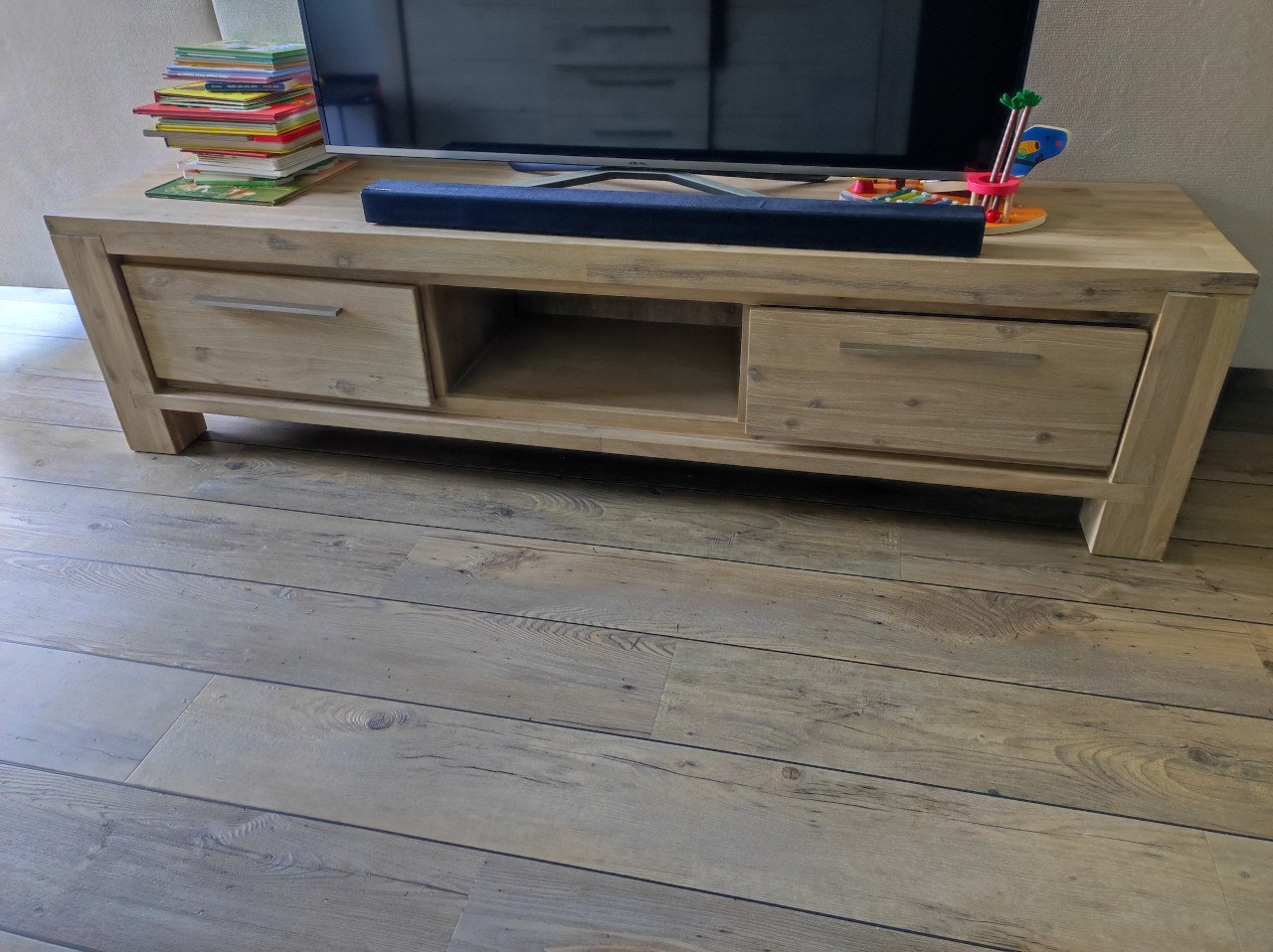 Set: TV meubel, Dressoir, Boekenkast, Tafel