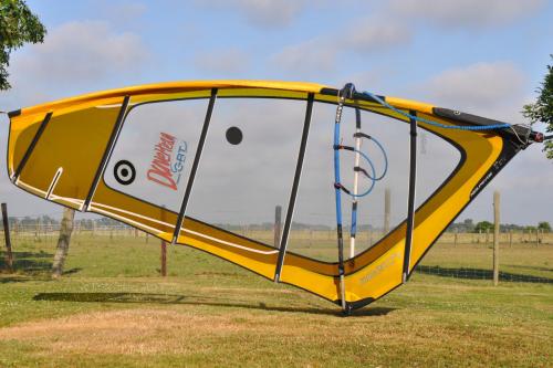 5.0 m2 NeilPryde Search set (zeil, mast, giek, mastvoet)