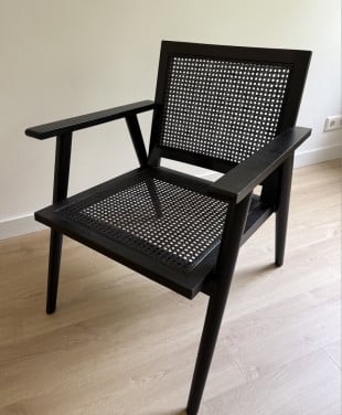 KARWEI Duke Webbing stoel zwart