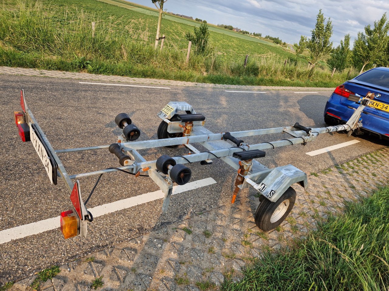 Boottrailer Atlas trailer met 750 kg Knott as 4.50 meter