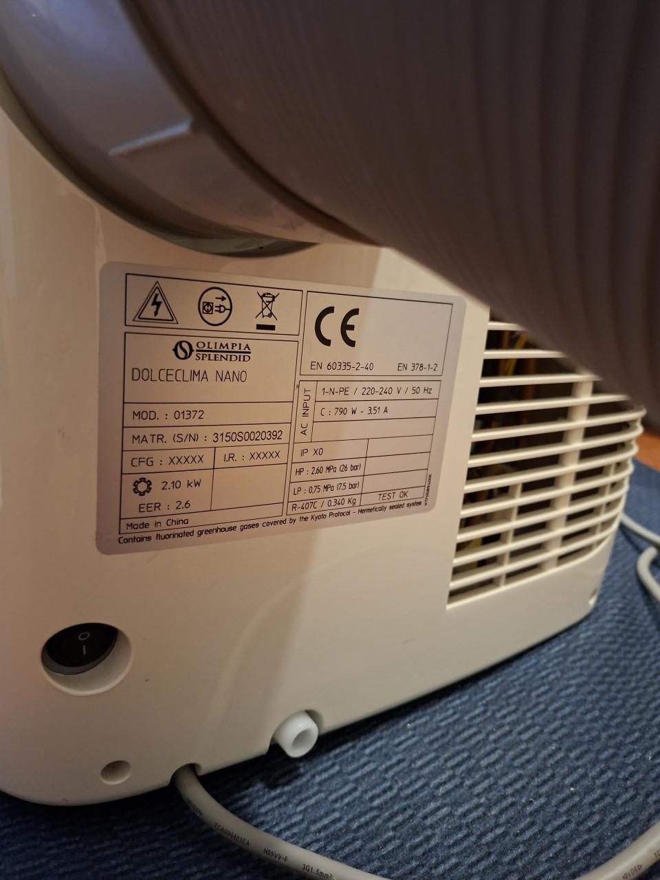 Olympia Splendid mobiele airco