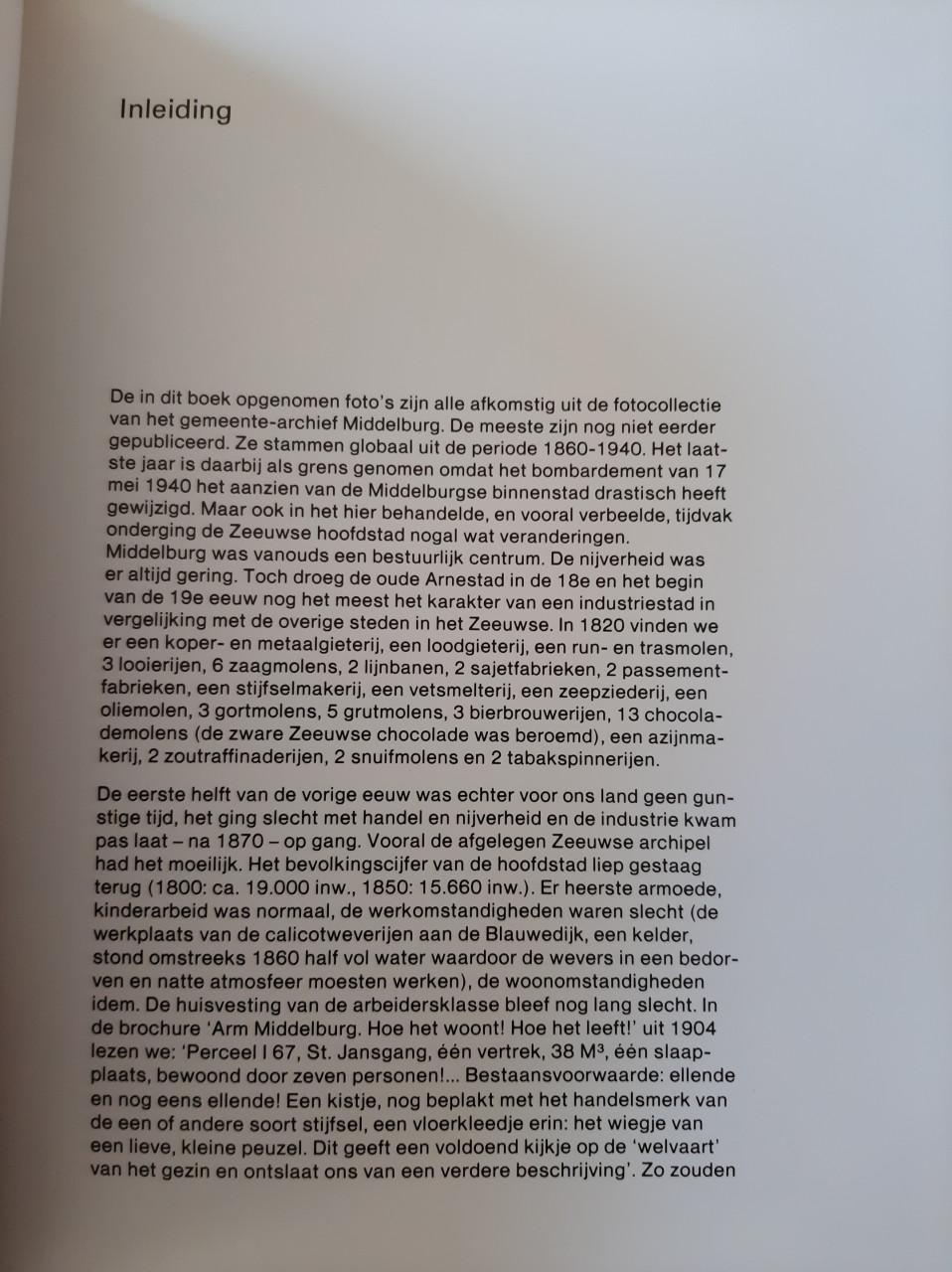 Middelburg verleden tijd, door P.W. Sijnke