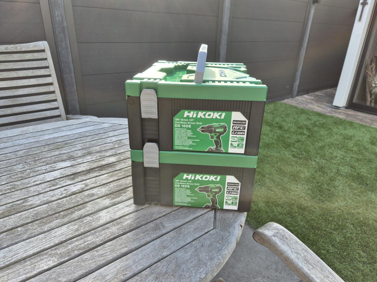Hikoki koppelbare lege gereedschapskoffers