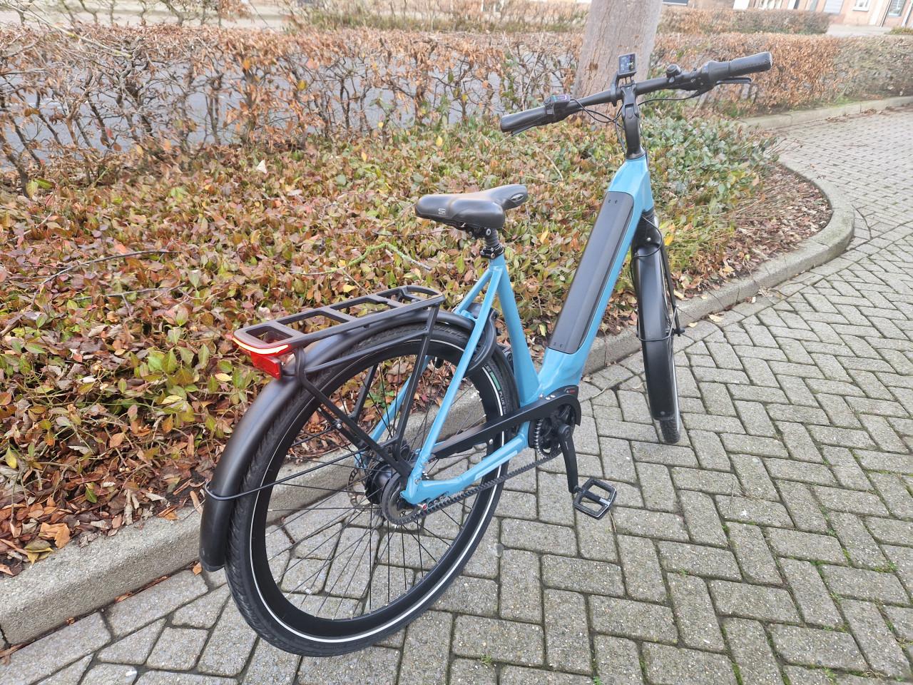 Schitterende Gazelle elektrische heren fiets met Shimano middenmotor