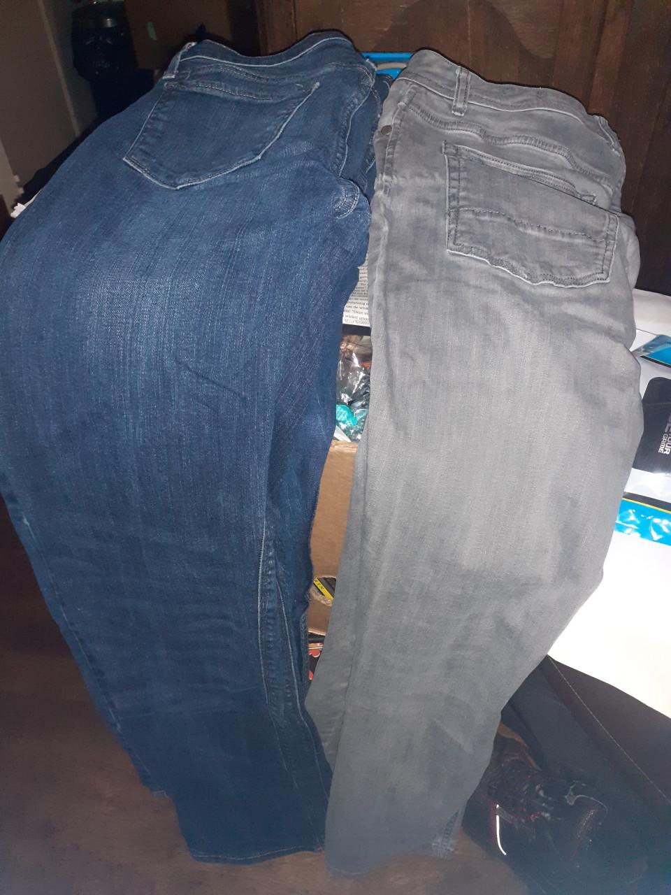 10 x Heren SPIJKERBROEKEN blauw W= 32 -34 - 36 inch