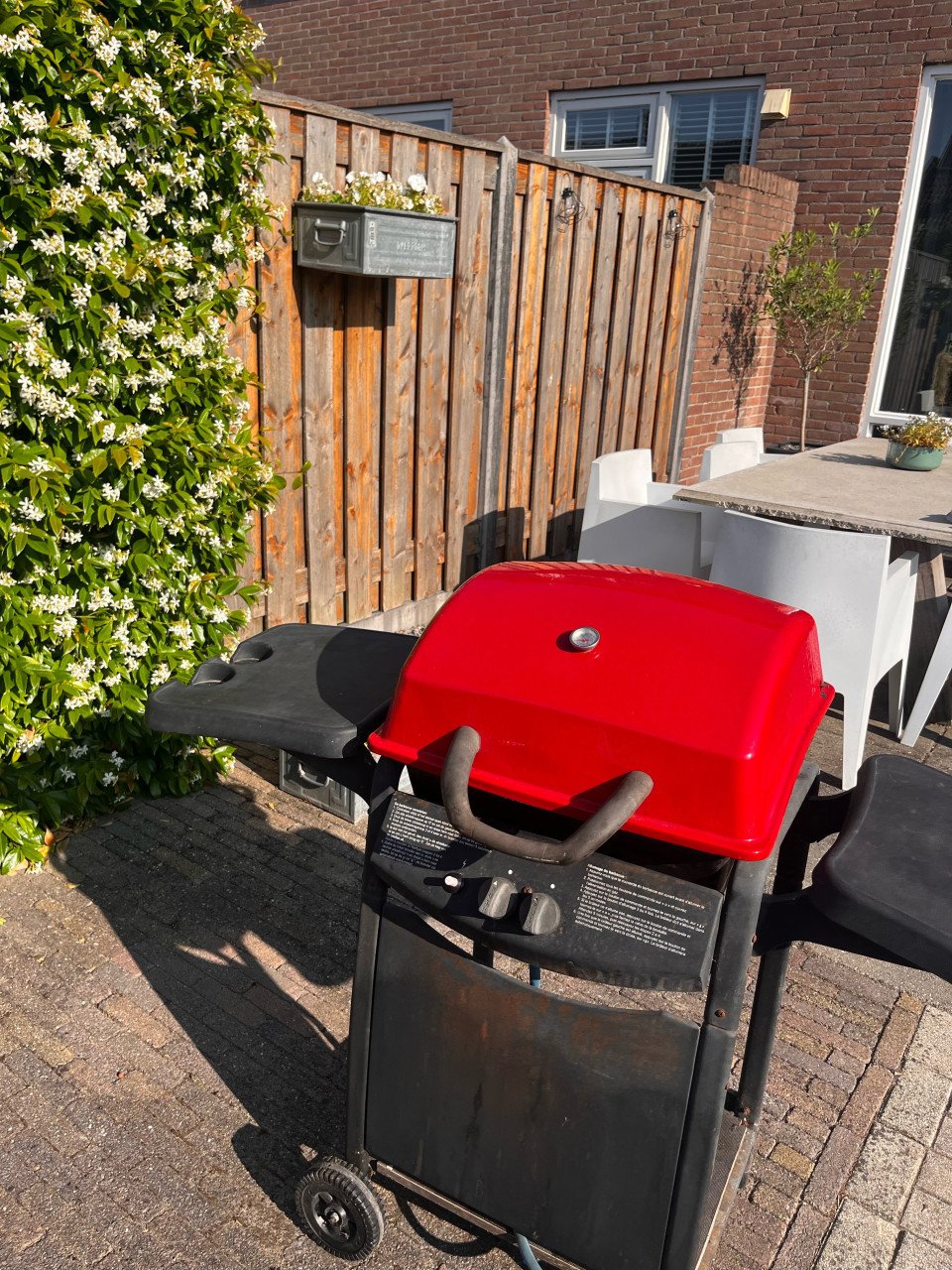 BBQ op gas