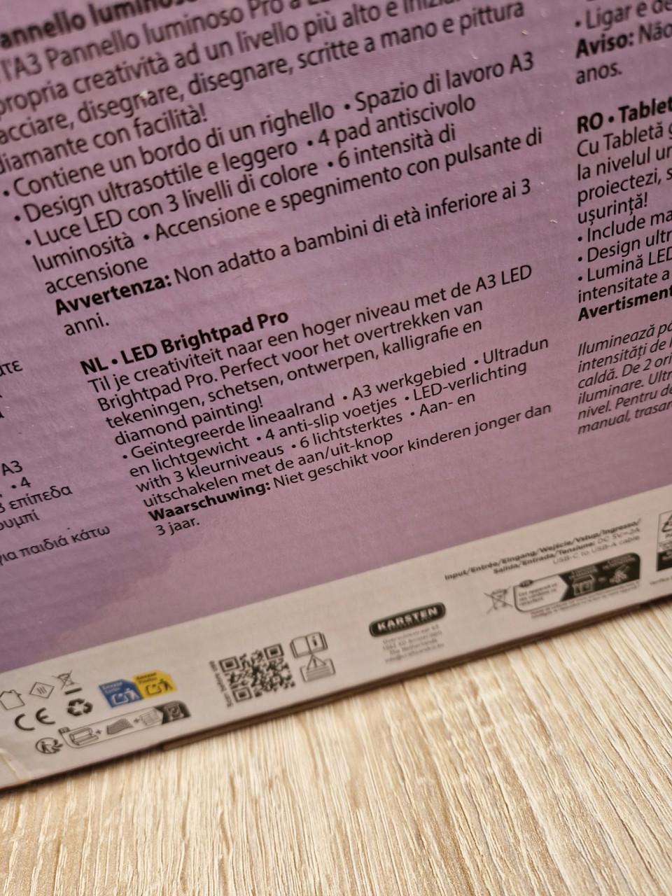 LED brightpad PRO - tekentablet