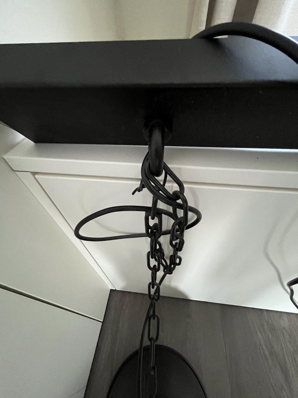 Industriële zwarte hanglamp