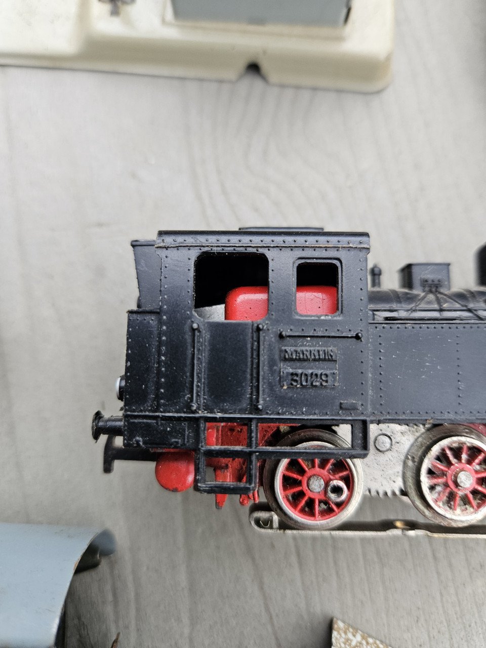 Grote doos vol Märklin treinset incl stoomlocomotief HO 3103...