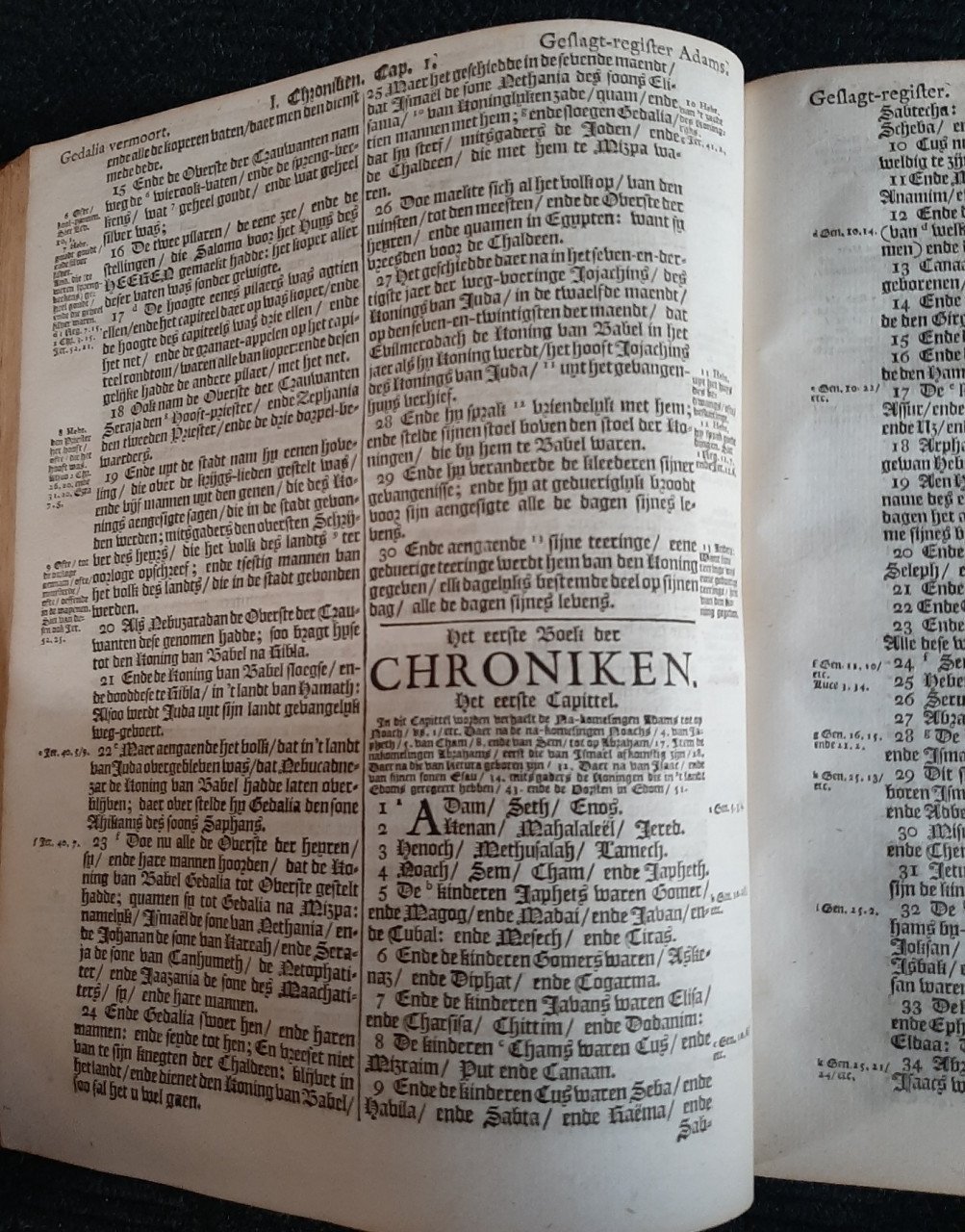 Statenbijbel, 1759. ‘Biblia, dat is de gantsche H. Schrifture, ---