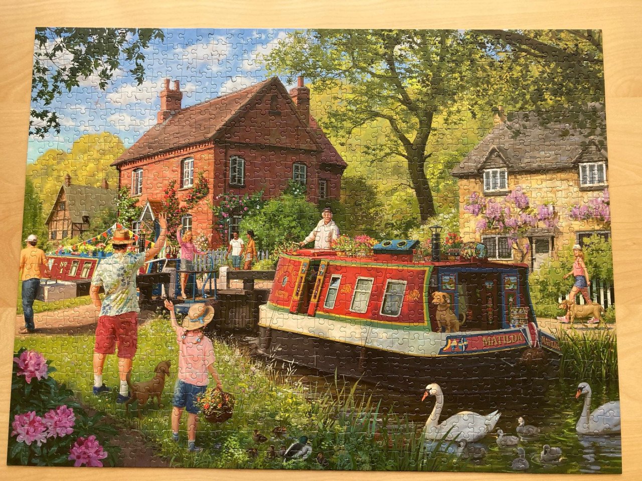 Puzzel Countryside Lock