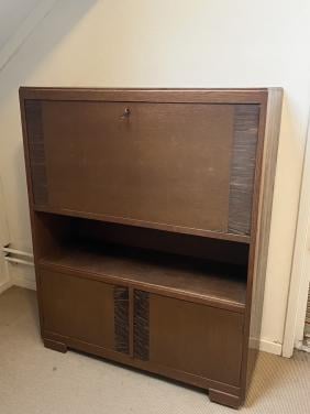 Jaren 50 bureau kast