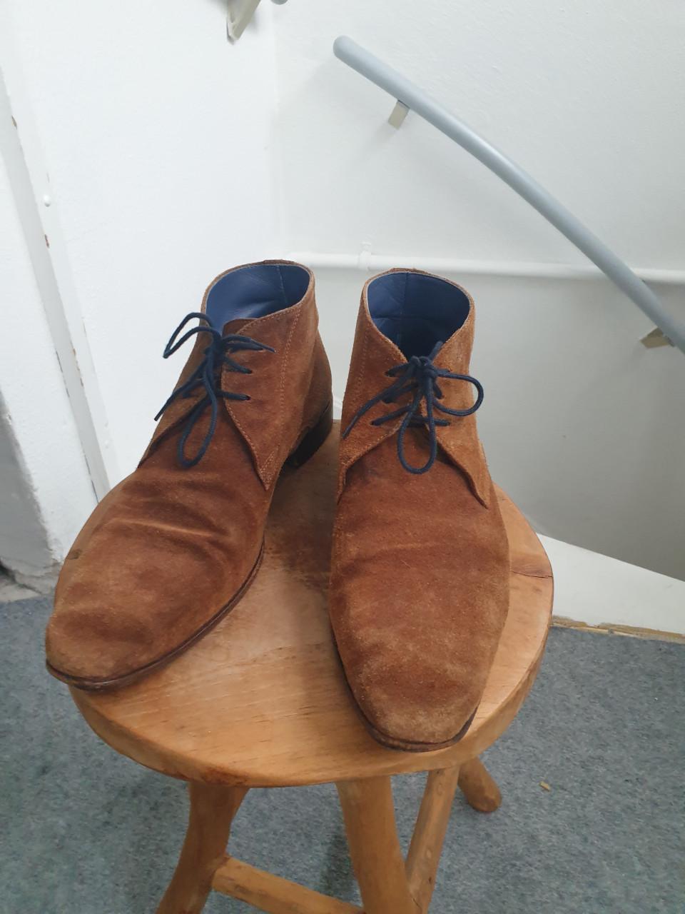 GREVE suede hoge schoen heren 42