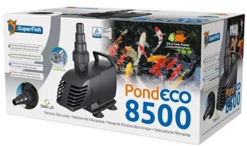 SuperFish Pond Eco 8500 41Watt verbruik zuinig