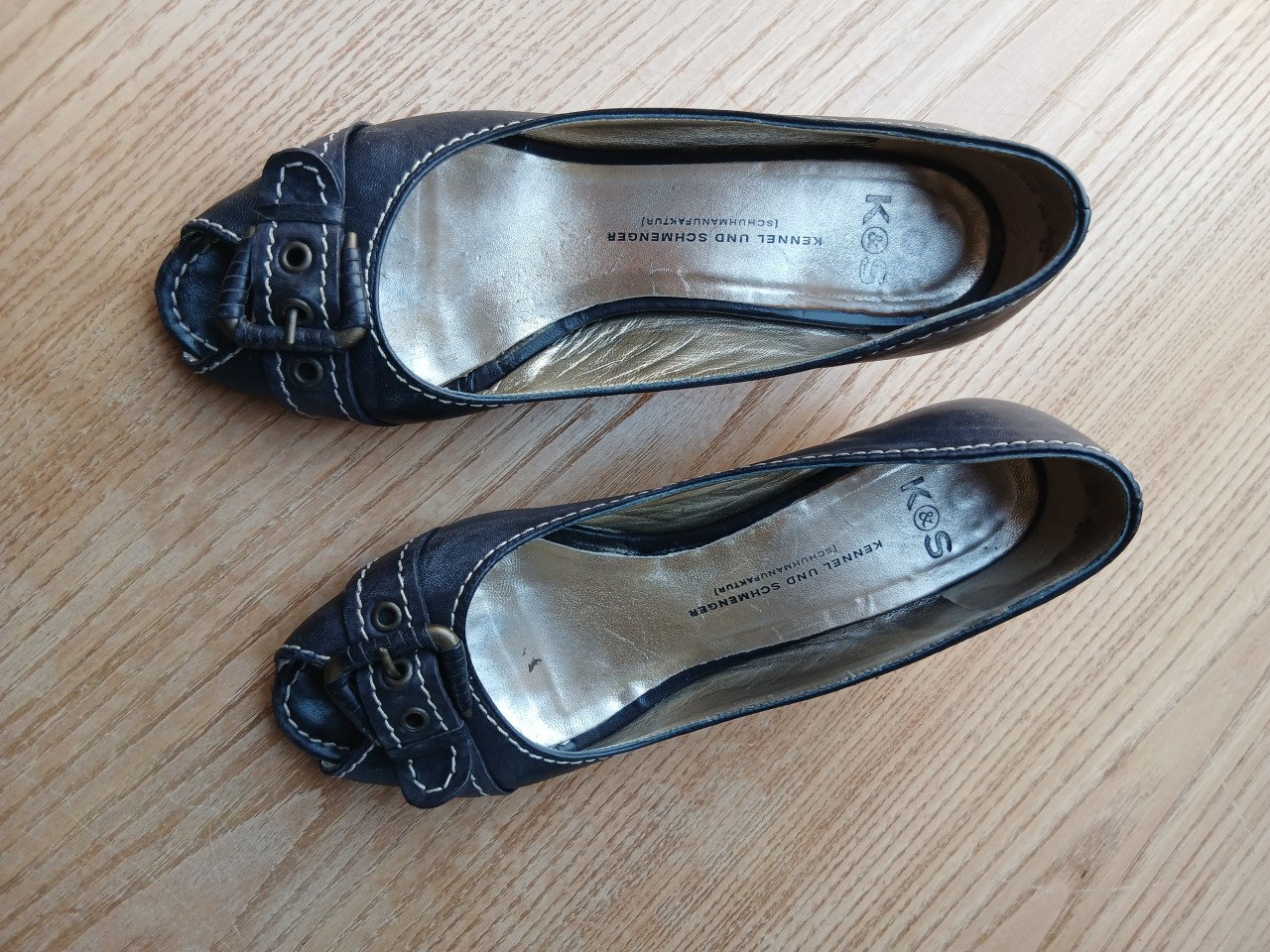 Dames Pumps maat 6,5  Blauw zacht leer