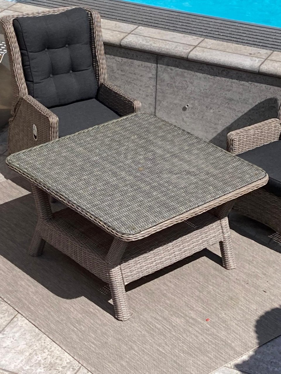 Wicker Loungetafel tuintafel