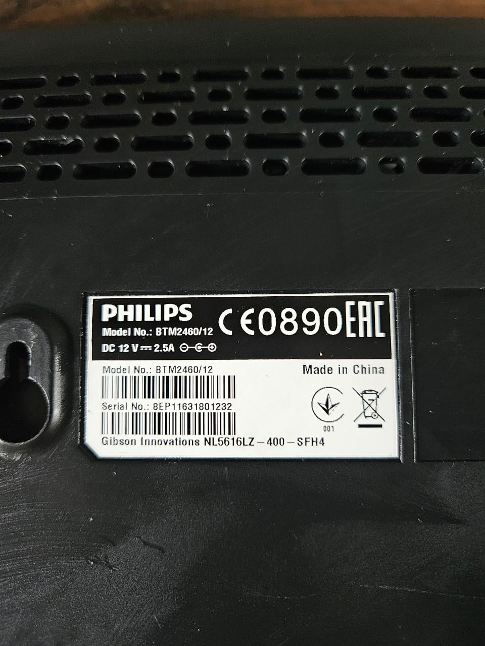 Philips BTM2460/12 Microset met Bluetooth en USB