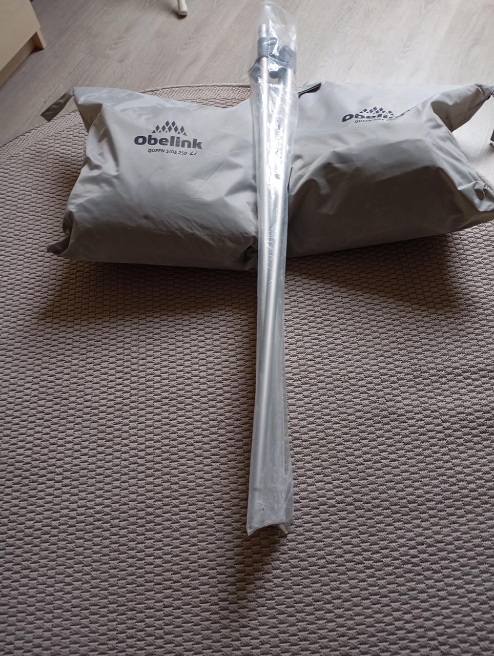 2x Zijwand voor luifel rechts en links