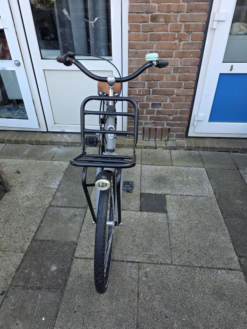 Jongens fiets GAZELLE 26 inch-met voordrager- trap rem achter