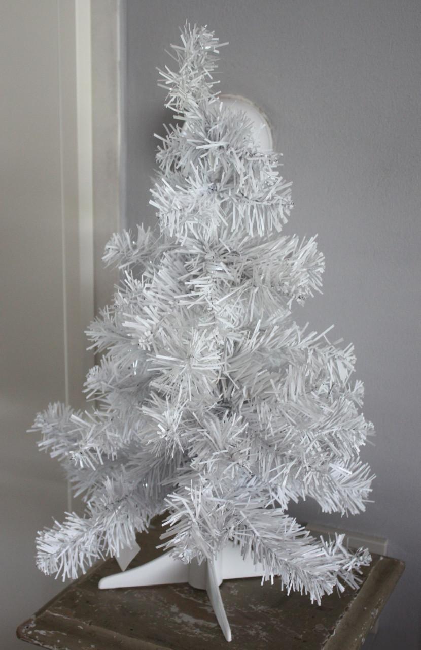 Wit nep kerst boompje