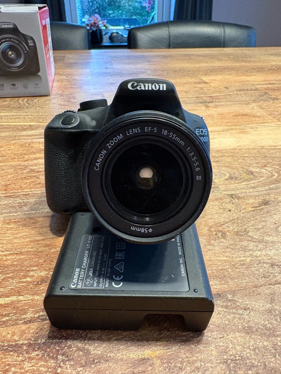 Canon EOS 1200D spiegelreflexcamera + accessoires