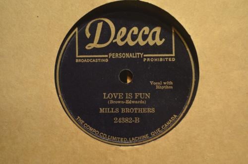 Bijzondere 78rpm Mills Brothers (2)