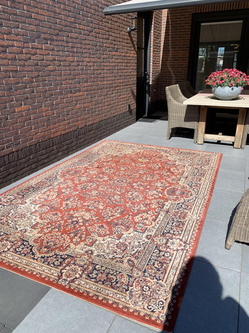 ✨Super Leuk Sfeervol Vintage Vloerkleed Zuiver Scheerwol ✨