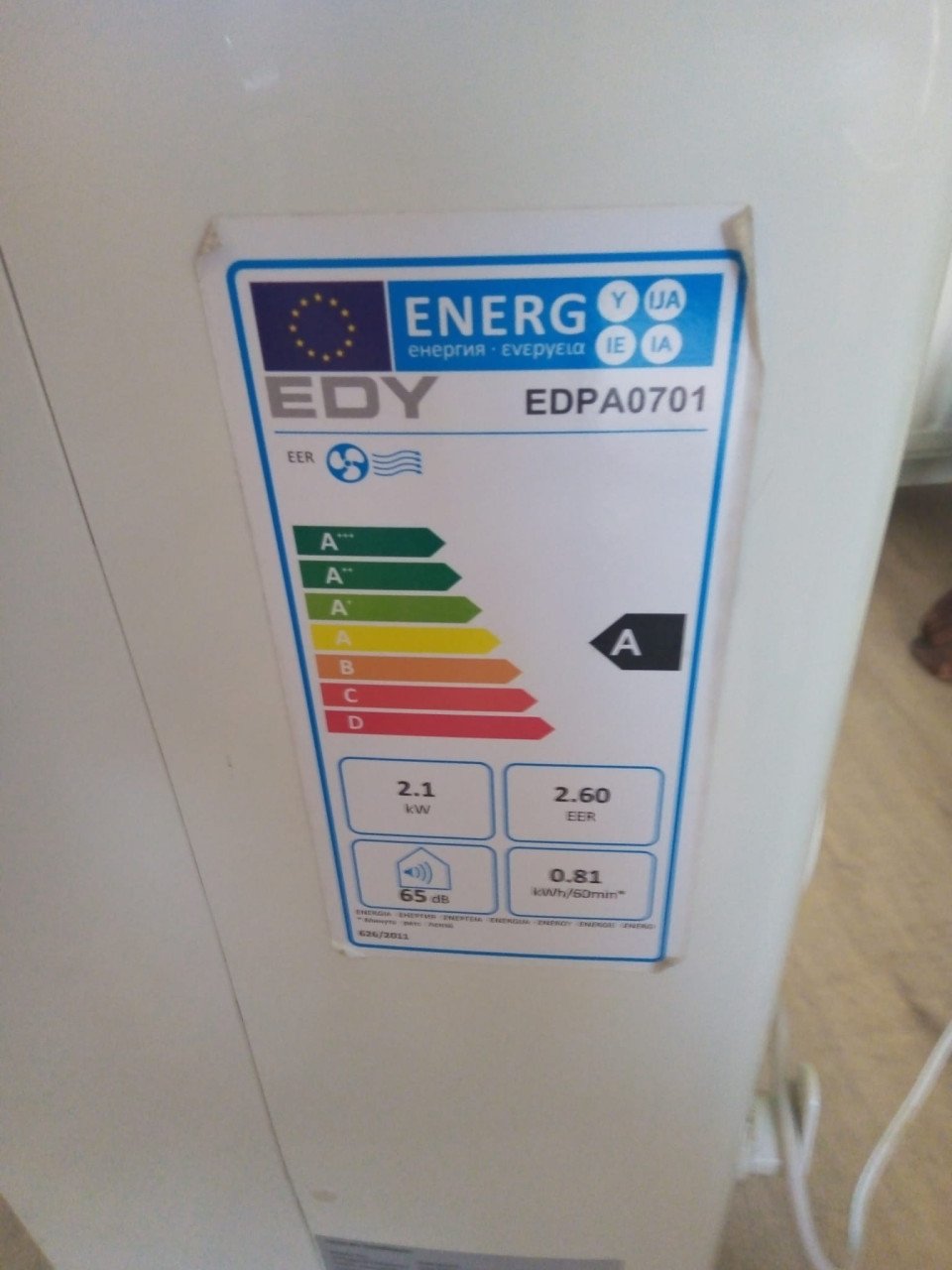 TE KOOP MOBILE AIRCO €35,-
