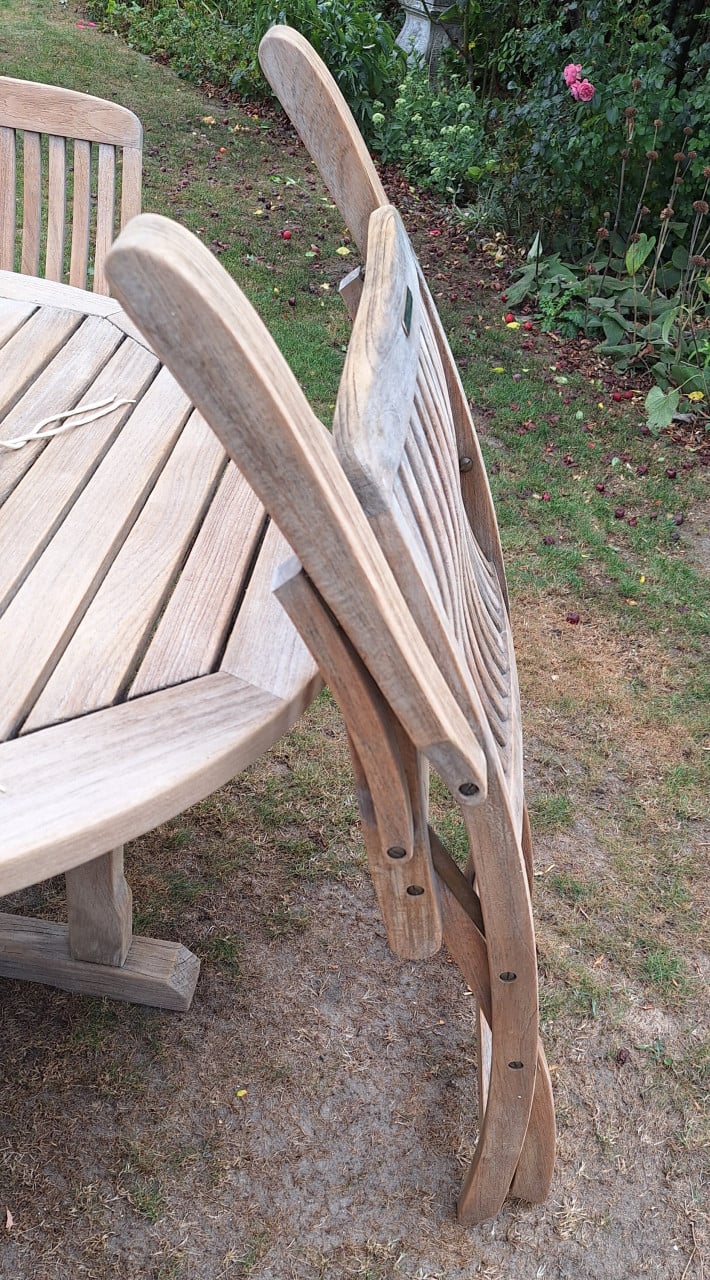 Schitterende Teakhouten tuinset